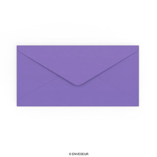 purppuran värinen kirjekuori 110x220 mm (DL)