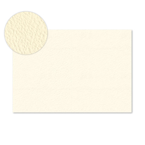 Folded Card Blanks Ivory Hammer 128 x 178 mm 300 Gsm