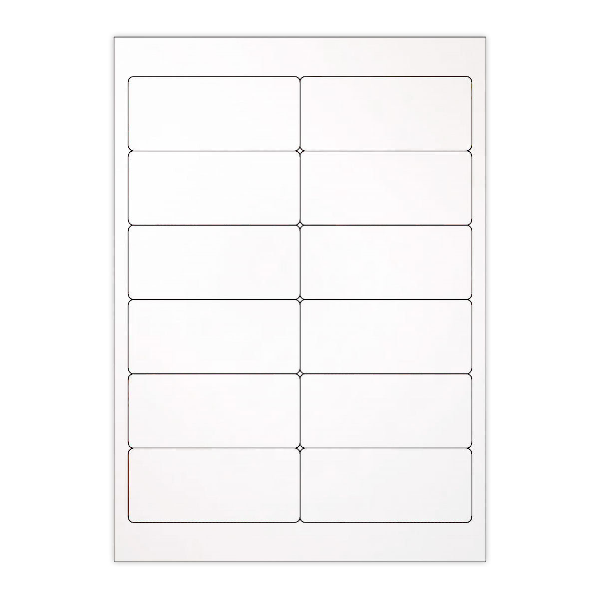 Valkoiset itseliimautuvat tarrat