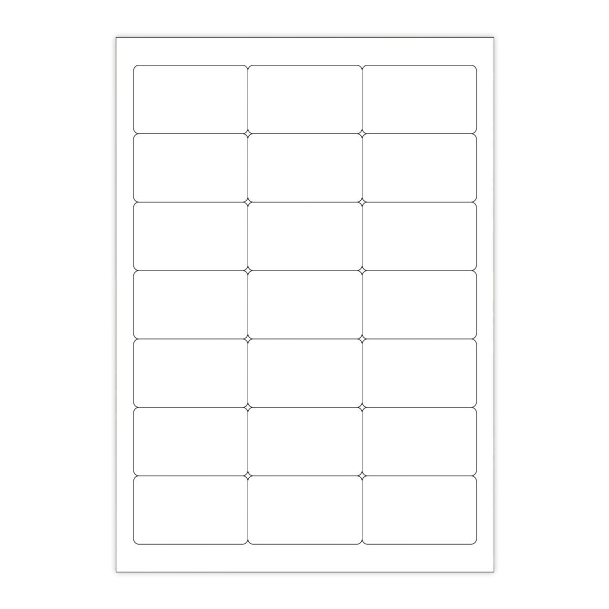 Valkoiset itseliimautuvat tarrat