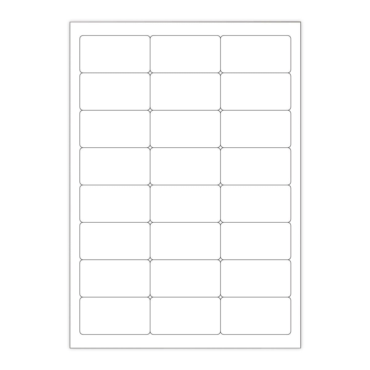 Valkoiset itseliimautuvat tarrat