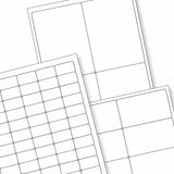 Valkoiset itseliimautuvat tarrat