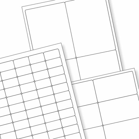 Valkoiset itseliimautuvat tarrat