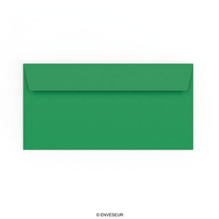 tummanvihreä kirjekuori 110x220 mm (DL)