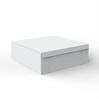 White Cardboard Boxes White 280 x 280 x 100 mm