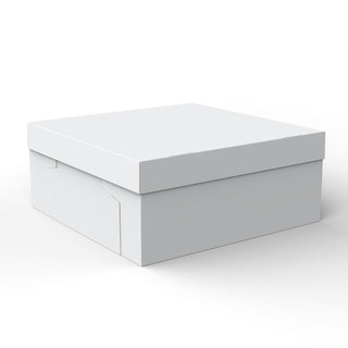 White Cardboard Boxes White 300 x 300 x 150 mm