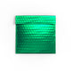 Metallic Finish Bubble Bag Mailers Green 165 x 165 mm