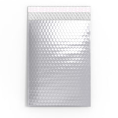 Metallic Finish Bubble Bag Mailers Silver 324 x 230 mm (C4)