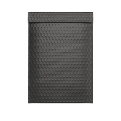 Matt Bubble Bag Mailers Black 324 x 230 mm (C4)