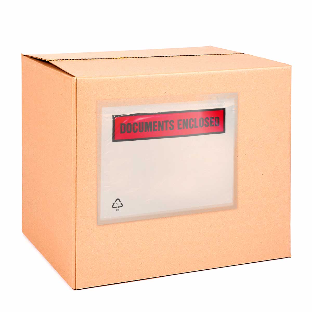 Läpinäkyvät paperiset asiakirjataskut - Tulostettu