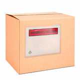 Läpinäkyvät paperiset asiakirjataskut - Tulostettu