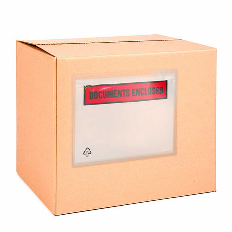 Läpinäkyvät paperiset asiakirjataskut - Tulostettu