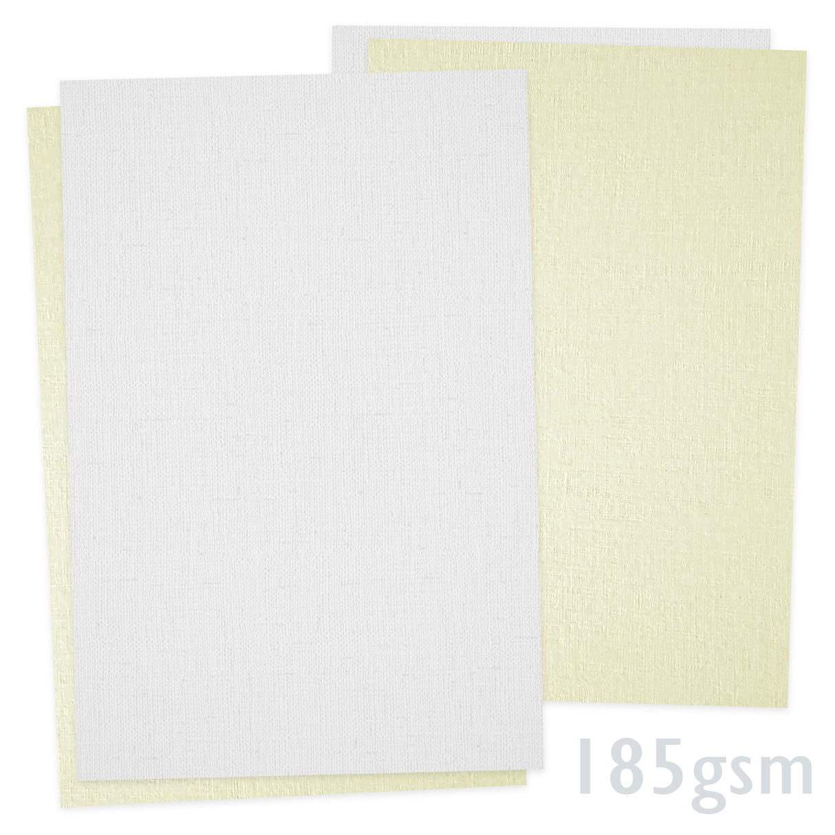 Pellavapintainen paperi 185g/m²