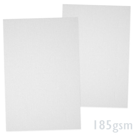 Valkoinen uurrepintainen paperi 185g/m²