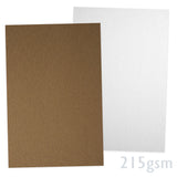 Pellavapintainen paperi 215g/m² - 10 A4 arkkia