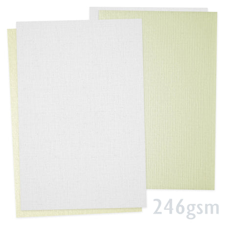 Pellavapintainen paperi 246g/m²