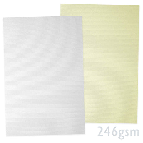 Pellavapintainen paperi 246g/m²