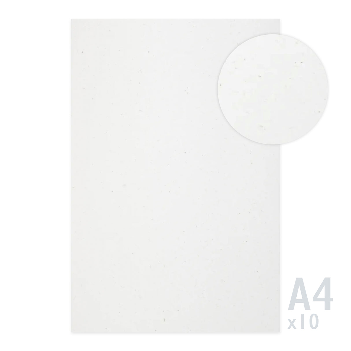 Valkoinen paperi 130g/m² - 10 A4 arkkia
