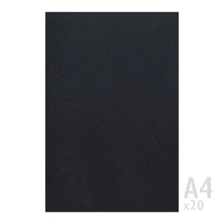 Musta paperi 225g/m² - 20 A4 arkkia
