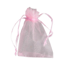 Organza Bags Pink 90 x 70 mm