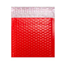 Gloss Finish Bubble Bag Mailers Red 165 x 165 mm