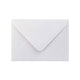 Pearlescent Envelopes White 82 x 113 mm (C7) Gummed