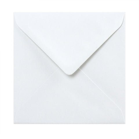V-Flap Recycled Envelopes White 155 x 155 mm