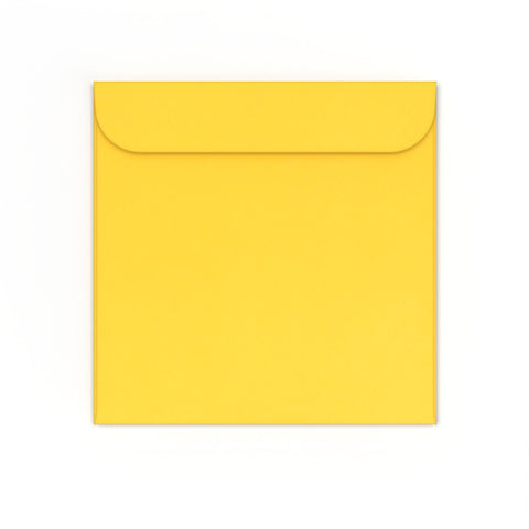 CD Window Envelopes Yellow 126 x 126 mm
