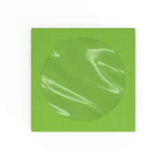 CD Window Envelopes Green 85 x 85 mm