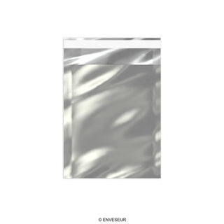 Kiiltävä metalliset foliopussit