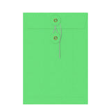 Värilliset kirjekuoret, joissa on naru- ja kiekkokiinnitys