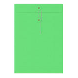 Värilliset kirjekuoret, joissa on naru- ja kiekkokiinnitys