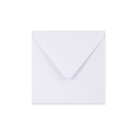 Paper Lined Envelopes White + White Fancy Paper 160 x 160 mm