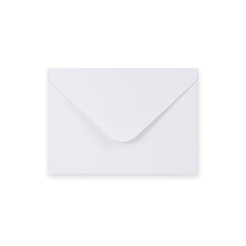 Paper Lined Envelopes White + Black Fancy Paper 114 x 162 mm (C6)