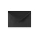 Paper Lined Envelopes Black + Silver Foil 114 x 162 mm (C6)