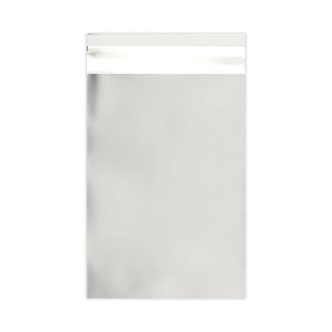 Matt Finish Foil Bags Silver 162 x 114 mm (C6)